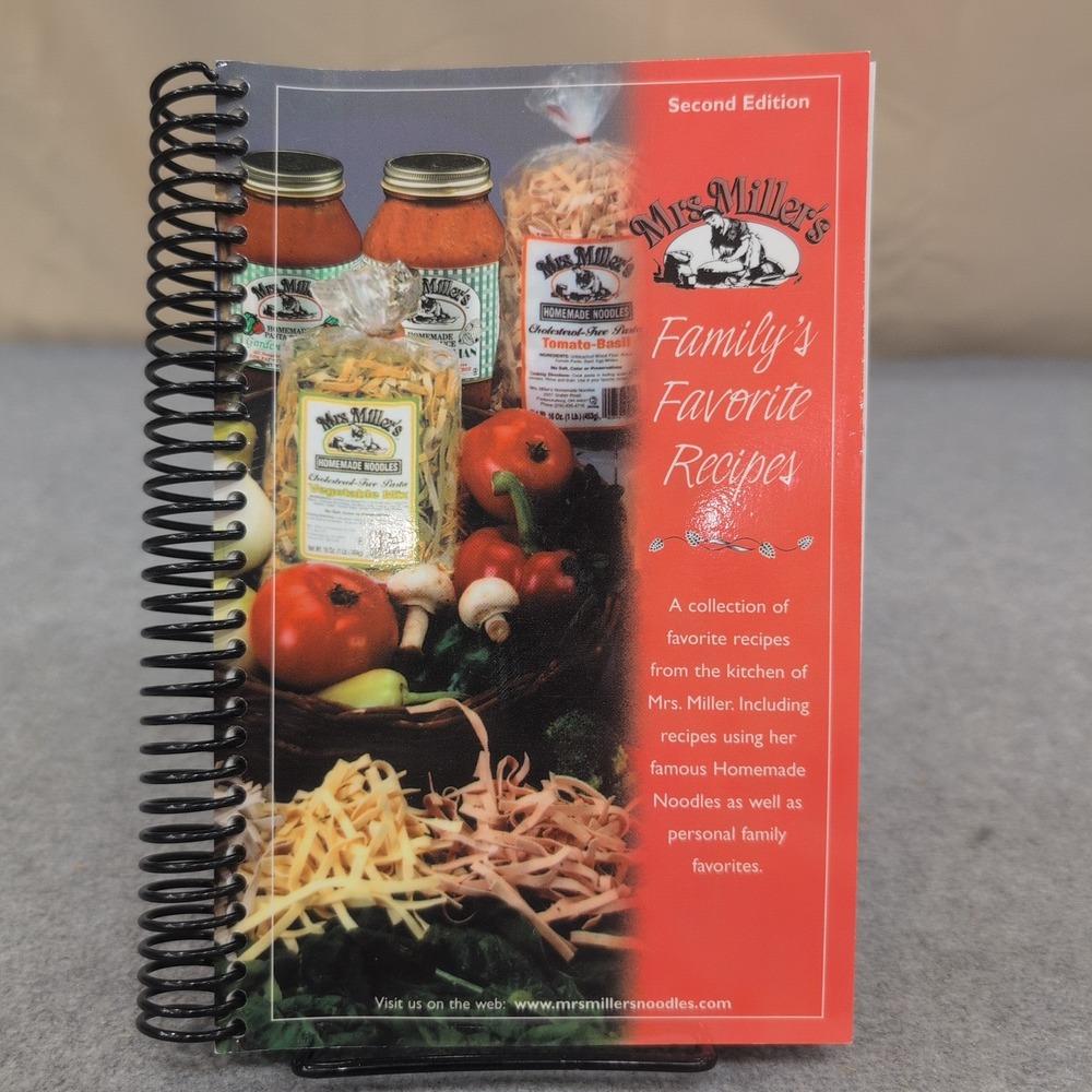 Mrs Millers Family Favorite Recipes Cookbook Second Edition Spiral‎ Bound